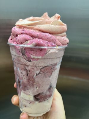 Raw vegan banana whips   at Happy Zoe Vegan Bakery in Brooklyn