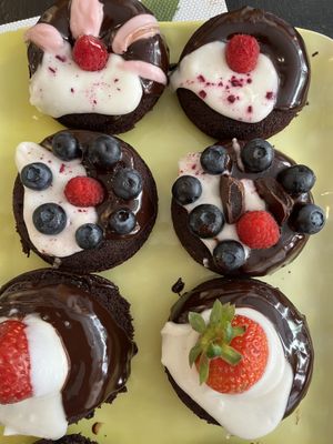 Vegan gluten free donuts   at Happy Zoe Vegan Bakery in Brooklyn