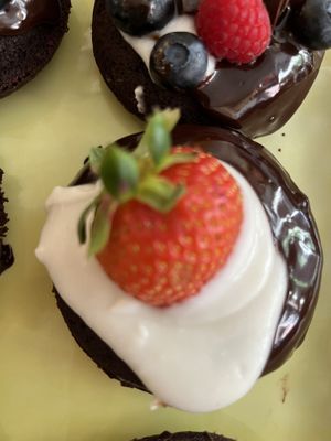 Vegan gluten free donuts   at Happy Zoe Vegan Bakery in Brooklyn