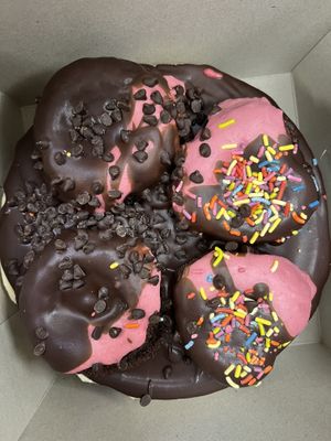 Vegan gluten free cheesecakes   at Happy Zoe Vegan Bakery in Brooklyn