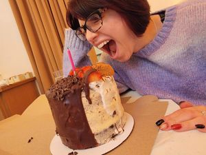   at Happy Zoe Vegan Bakery in Brooklyn