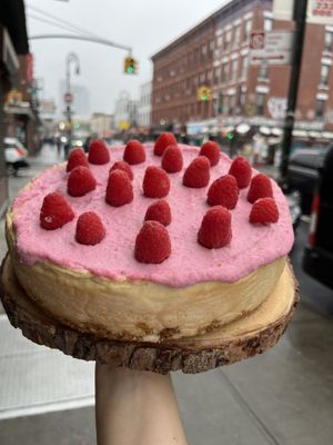 Vegan gluten free cheesecake   at Happy Zoe Vegan Bakery in Brooklyn