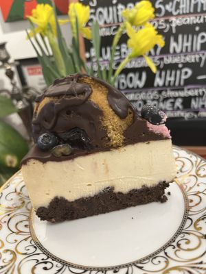 Vegan gluten free cheesecake   at Happy Zoe Vegan Bakery in Brooklyn