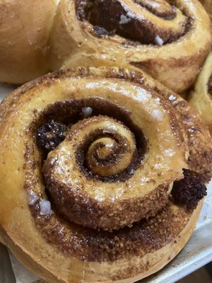 Vegan cinnamon rolls   at Happy Zoe Vegan Bakery in Brooklyn