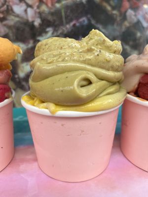 Raw vegan banana whips   at Happy Zoe Vegan Bakery in Brooklyn