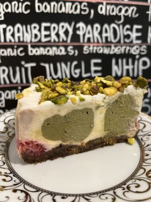 Vegan gluten free cheesecake   at Happy Zoe Vegan Bakery in Brooklyn