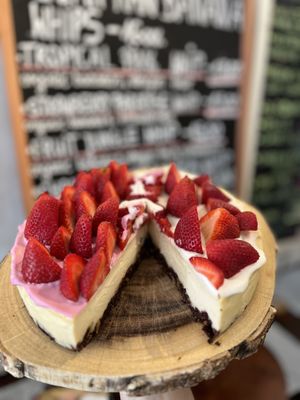 Vegan gluten free cheesecake   at Happy Zoe Vegan Bakery in Brooklyn