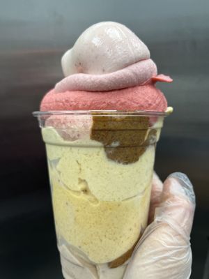 Raw vegan banana whip   at Happy Zoe Vegan Bakery in Brooklyn