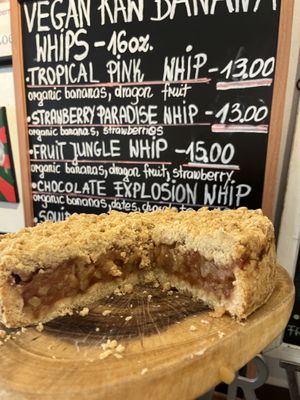 Vegan apple pie   at Happy Zoe Vegan Bakery in Brooklyn