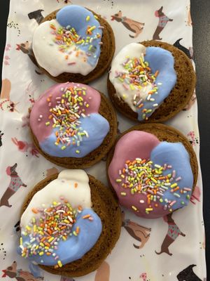 Vegan gluten free donuts   at Happy Zoe Vegan Bakery in Brooklyn