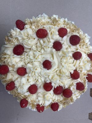 Vegan birthday cake   at Happy Zoe Vegan Bakery in Brooklyn