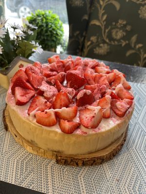 Vegan gluten free cheesecake   at Happy Zoe Vegan Bakery in Brooklyn