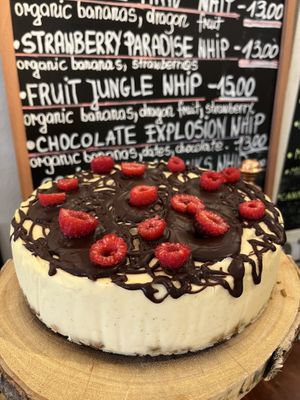 Vegan gluten free cheesecake   at Happy Zoe Vegan Bakery in Brooklyn