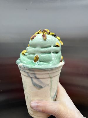 Raw vegan banana whip! No sugar! Only fruits!   at Happy Zoe Vegan Bakery in Brooklyn