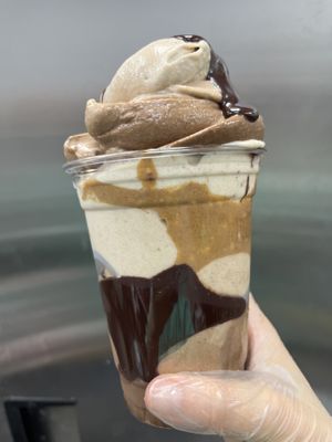 Raw vegan banana whip   at Happy Zoe Vegan Bakery in Brooklyn