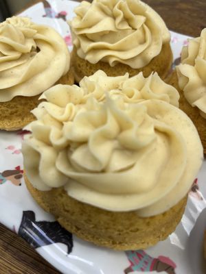 Vegan gluten free donut cupcakes   at Happy Zoe Vegan Bakery in Brooklyn