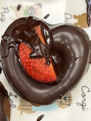 Vegan gluten free soy free donuts   at Happy Zoe Vegan Bakery in Brooklyn