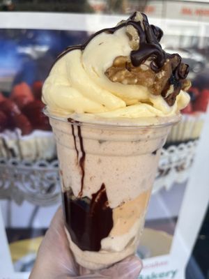 New new raw vegan pumpkin walnut chocolate pineapple banana whip   at Happy Zoe Vegan Bakery in Brooklyn