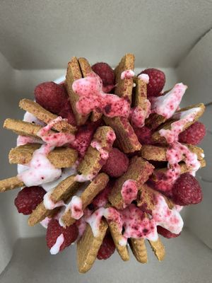 Vegan magic birthday cake! Please send us email to pre-order !   at Happy Zoe Vegan Bakery in Brooklyn