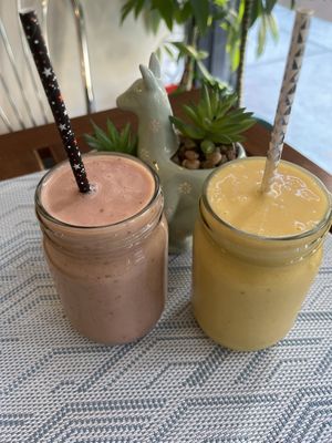 Organic delicious smoothies   at Happy Zoe Vegan Bakery in Brooklyn