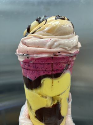 Raw vegan banana whips   at Happy Zoe Vegan Bakery in Brooklyn