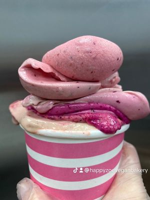 Raw vegan banana whip   at Happy Zoe Vegan Bakery in Brooklyn