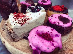   at Happy Zoe Vegan Bakery in Brooklyn