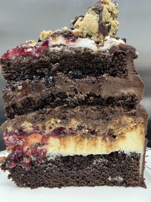 Vegan special edition cake   at Happy Zoe Vegan Bakery in Brooklyn