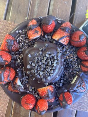 Vegan gluten free dreamy chocolate cheesecake   at Happy Zoe Vegan Bakery in Brooklyn