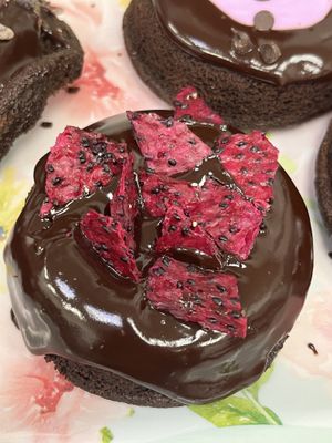 Vegan gluten free donuts   at Happy Zoe Vegan Bakery in Brooklyn