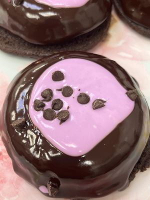 Vegan gluten free donuts   at Happy Zoe Vegan Bakery in Brooklyn