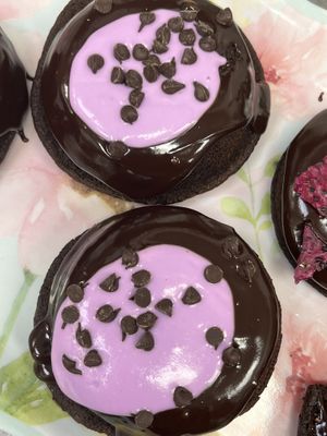 Vegan gluten free donuts   at Happy Zoe Vegan Bakery in Brooklyn