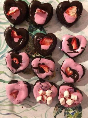 Vegan gluten free donuts   at Happy Zoe Vegan Bakery in Brooklyn