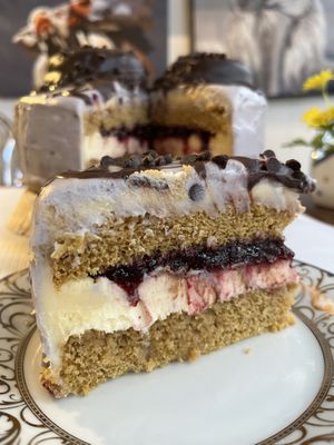 Vegan gluten free nut free special edition cake   at Happy Zoe Vegan Bakery in Brooklyn