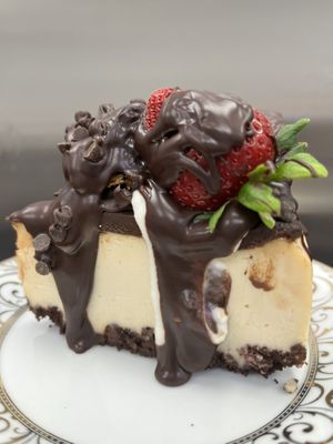 Vegan gluten free cheesecake ❤️❤️❤️  at Happy Zoe Vegan Bakery in Brooklyn