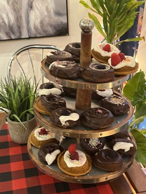 Vegan gluten free donuts   at Happy Zoe Vegan Bakery in Brooklyn