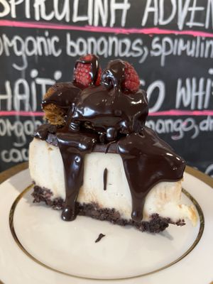 Vegan gluten free cheesecake   at Happy Zoe Vegan Bakery in Brooklyn