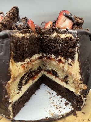 Vegan cake   at Happy Zoe Vegan Bakery in Brooklyn