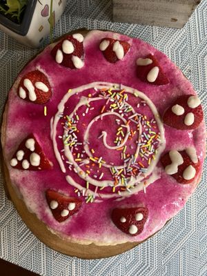 Vegan gluten free cheesecake   at Happy Zoe Vegan Bakery in Brooklyn