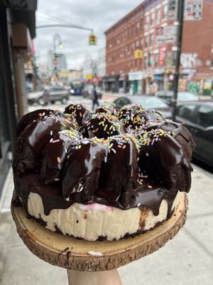 Vegan gluten free cheesecake   at Happy Zoe Vegan Bakery in Brooklyn