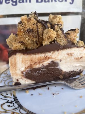 Vegan gluten free cheesecake   at Happy Zoe Vegan Bakery in Brooklyn