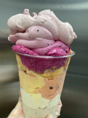 Raw vegan banana whips! Amazing!   at Happy Zoe Vegan Bakery in Brooklyn