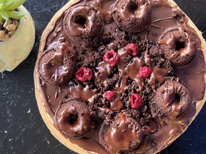   at Happy Zoe Vegan Bakery in Brooklyn