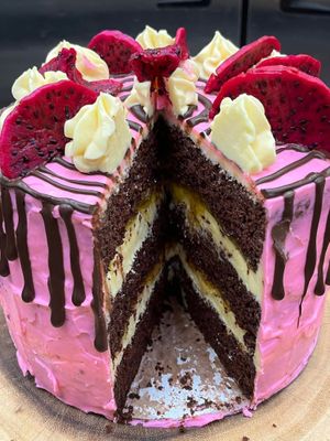 Vegan birthday cakes 🎂   at Happy Zoe Vegan Bakery in Brooklyn