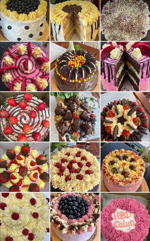 Vegan birthday cakes   at Happy Zoe Vegan Bakery in Brooklyn