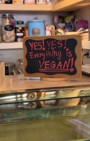   at Happy Zoe Vegan Bakery in Brooklyn