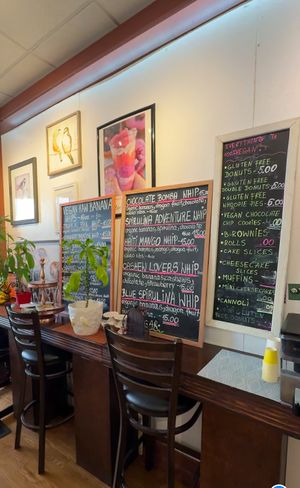   at Happy Zoe Vegan Bakery in Brooklyn