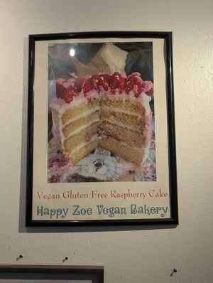  at Happy Zoe Vegan Bakery in Brooklyn