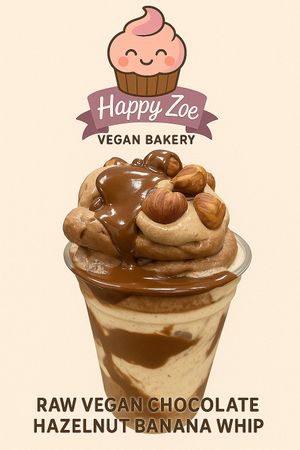 Raw vegan sugar free gluten free banana whips   at Happy Zoe Vegan Bakery in Brooklyn