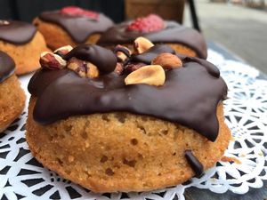 VEGAN GLUTEN FREE DONUTS at Happy Zoe Vegan Bakery in Brooklyn